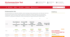 Desktop Screenshot of kuechenmaschinen-test.org