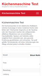 Mobile Screenshot of kuechenmaschinen-test.org